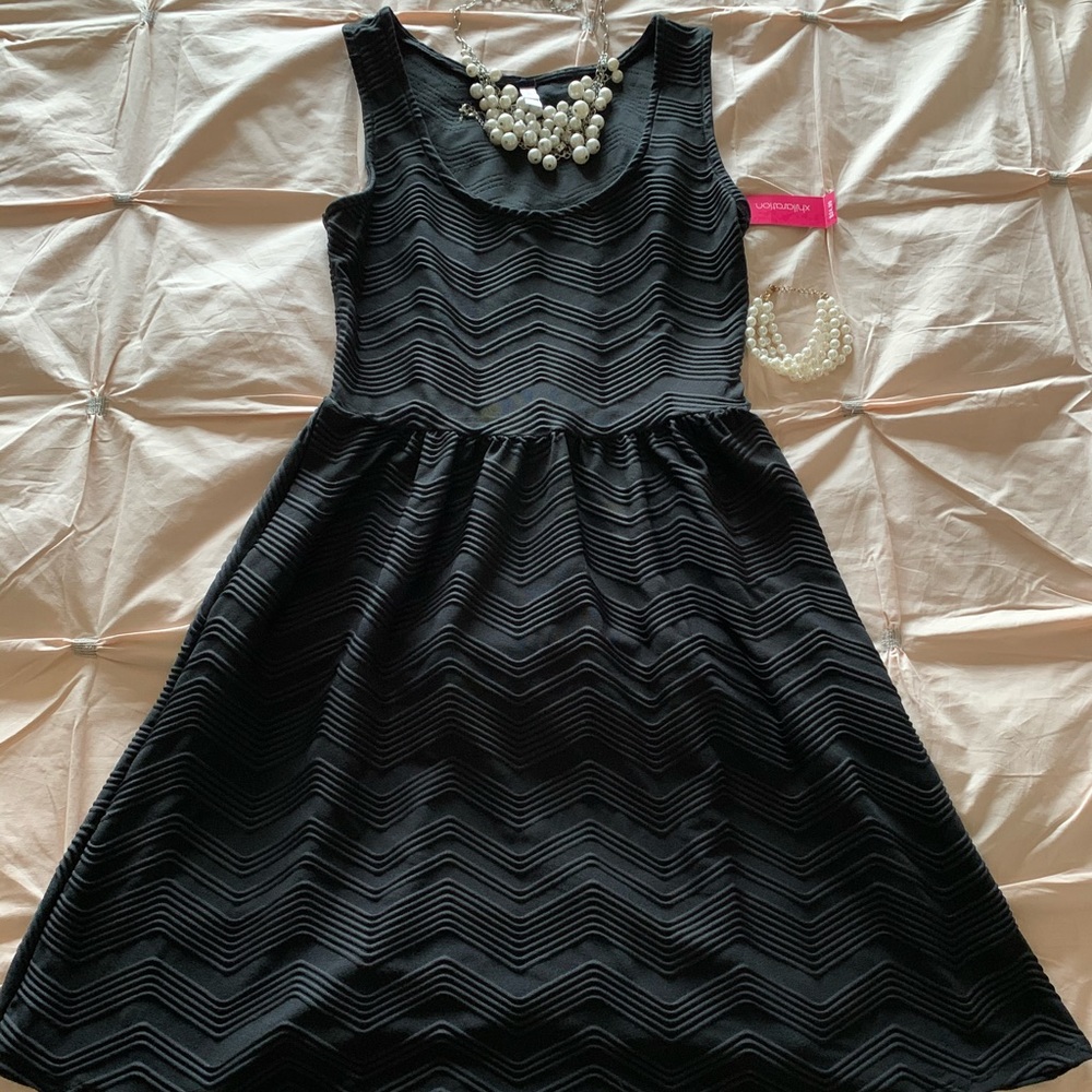 Black summer dress by xhiliration